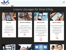 Tablet Screenshot of movis-gmbh.de